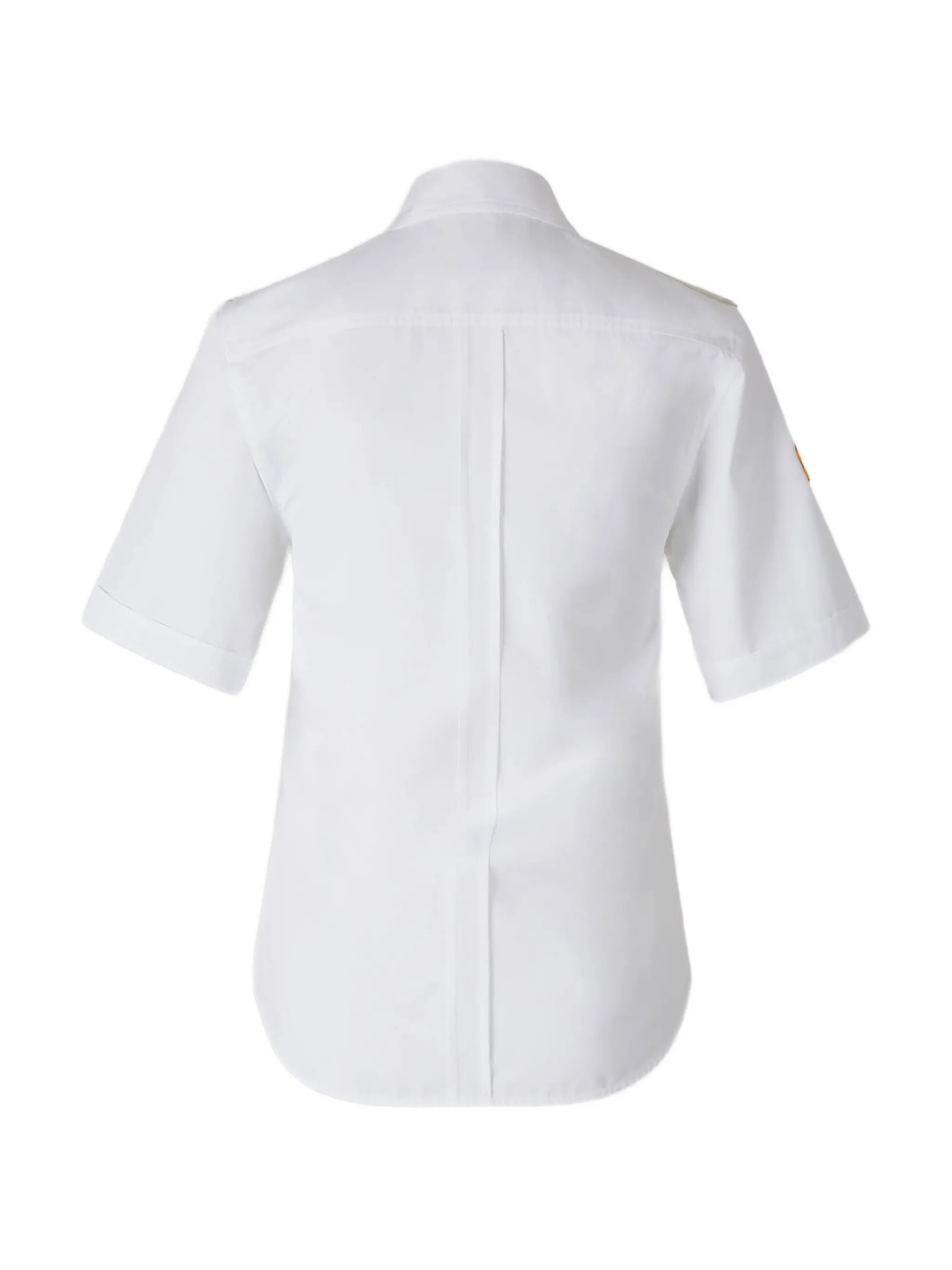 Popeline s/s fitted shirt white haute