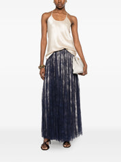Alberta Ferretti laced maxi skirt