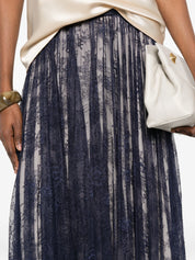 Alberta Ferretti laced maxi skirt