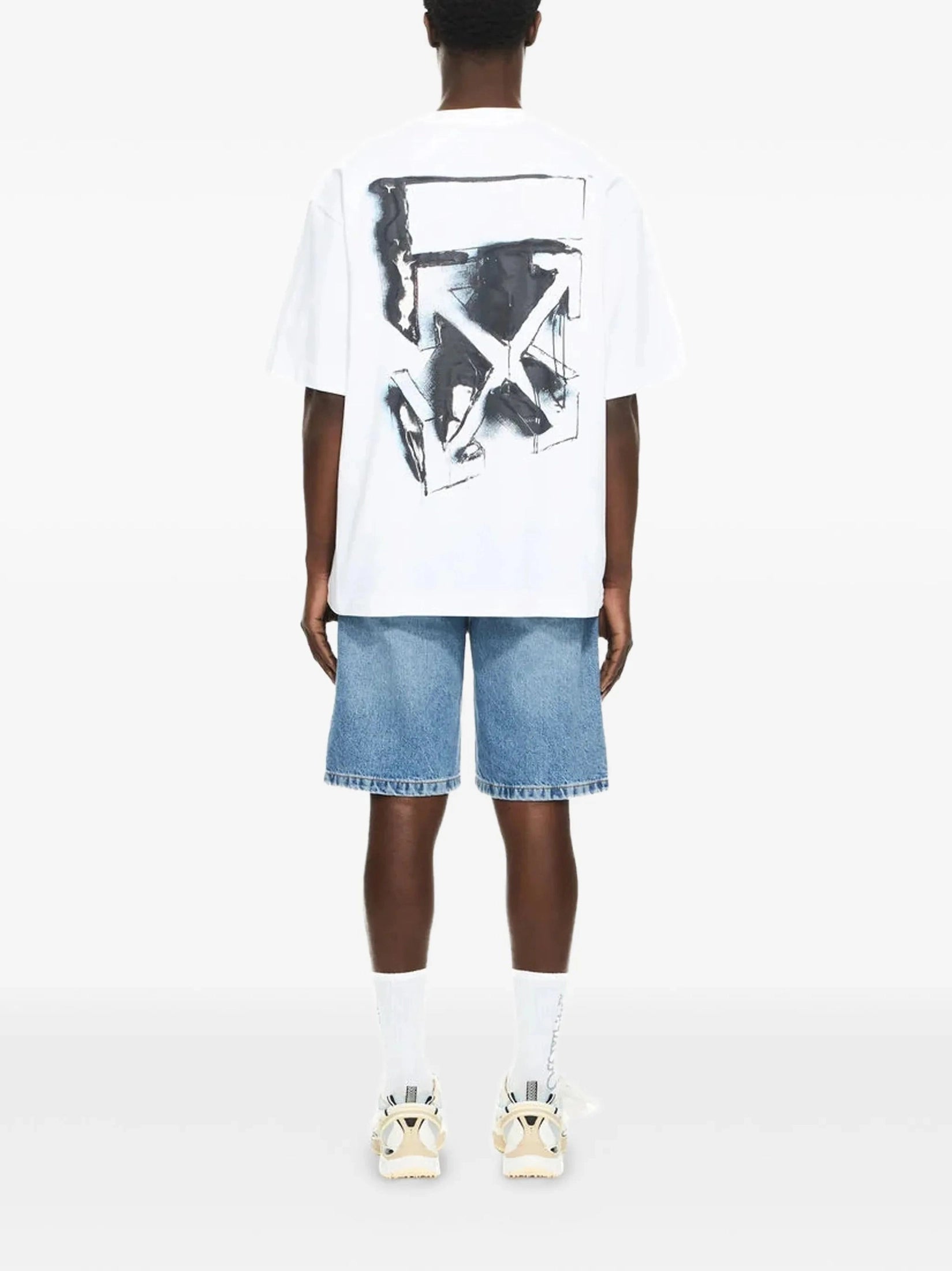 Rubbed paint arrows s/s skate tee
