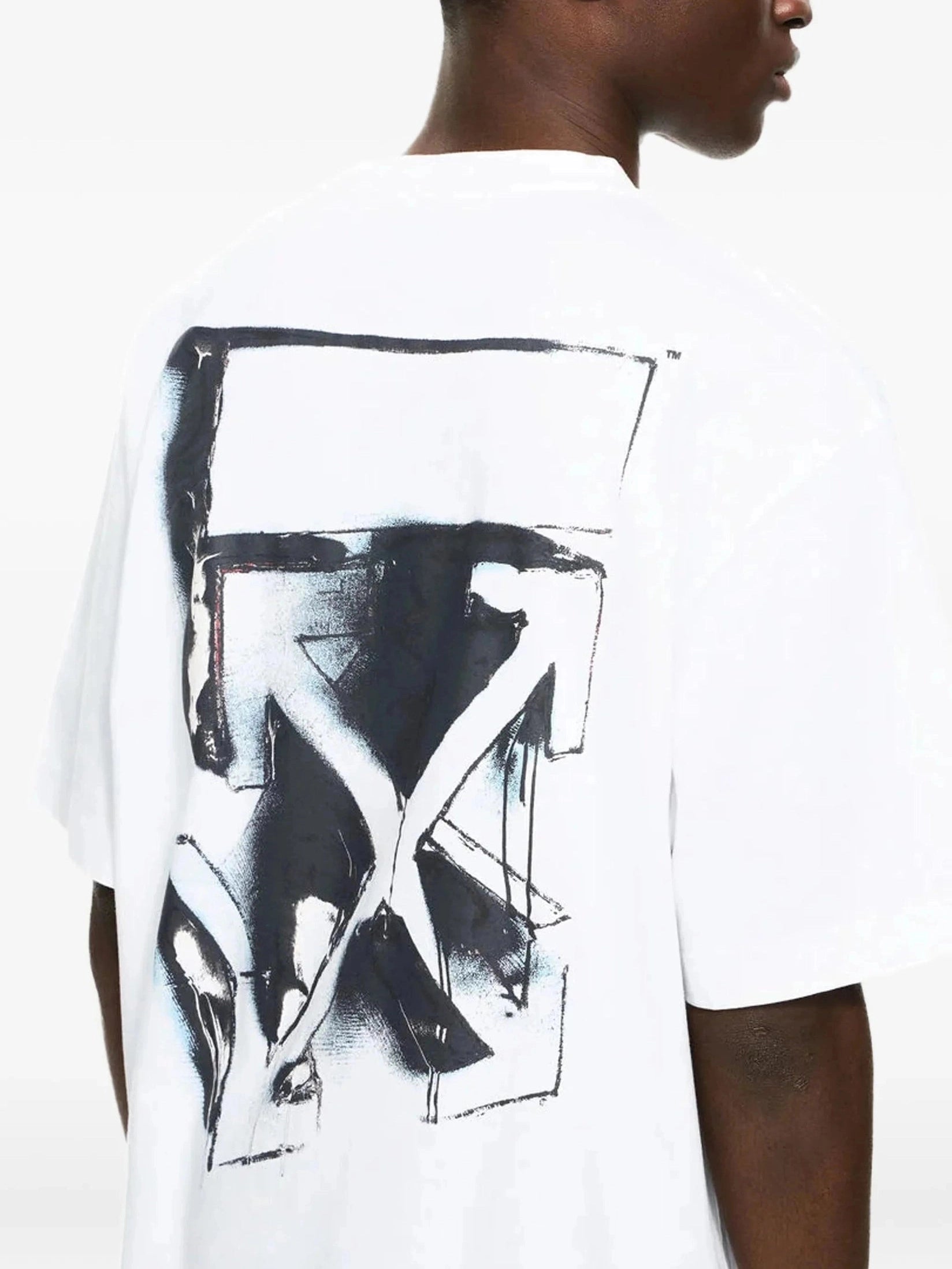 Rubbed paint arrows s/s skate tee