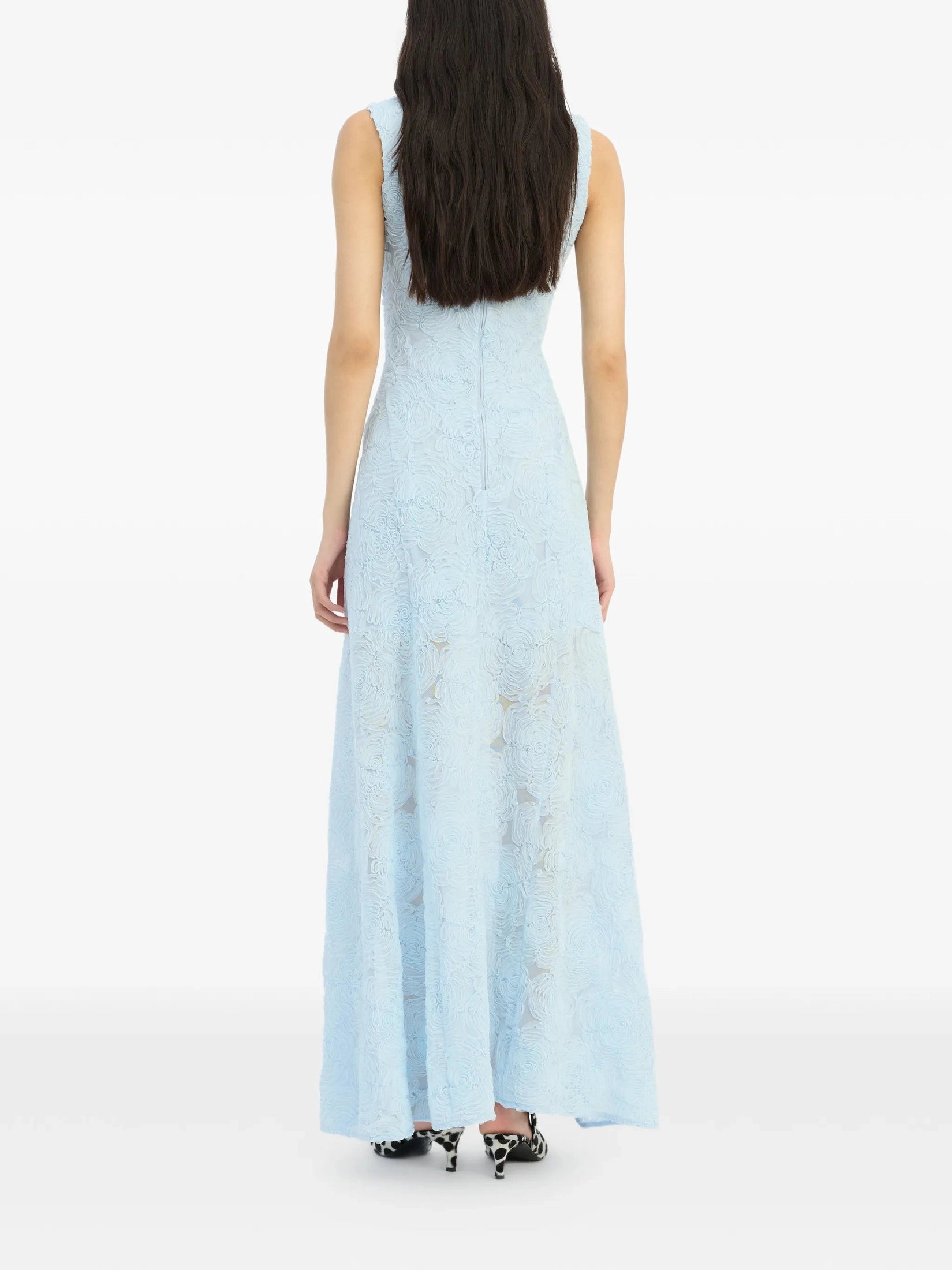 Mesh maxi dress