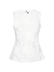 Flower sleeveless top