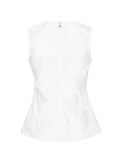 Flower sleeveless top