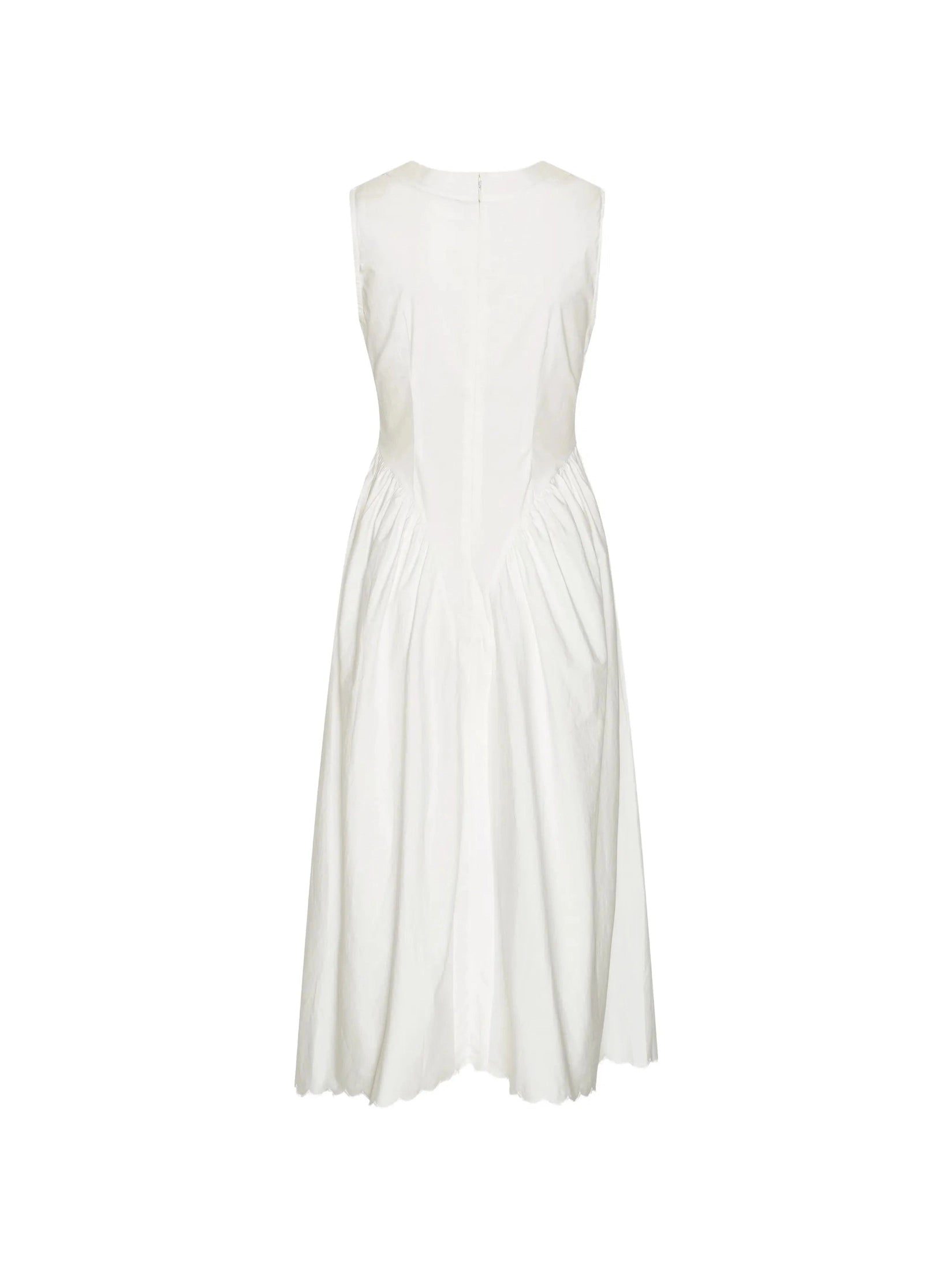 Sleeveless midi dress