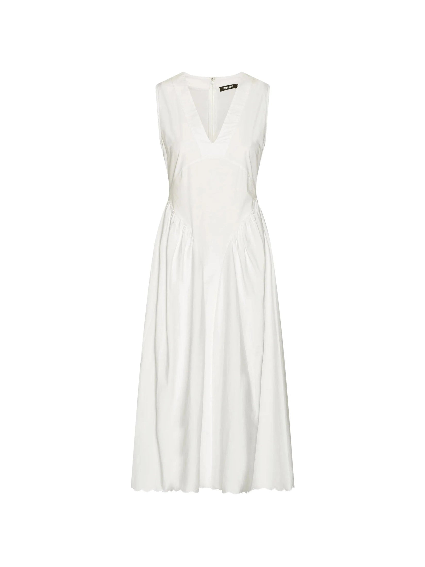 Sleeveless midi dress