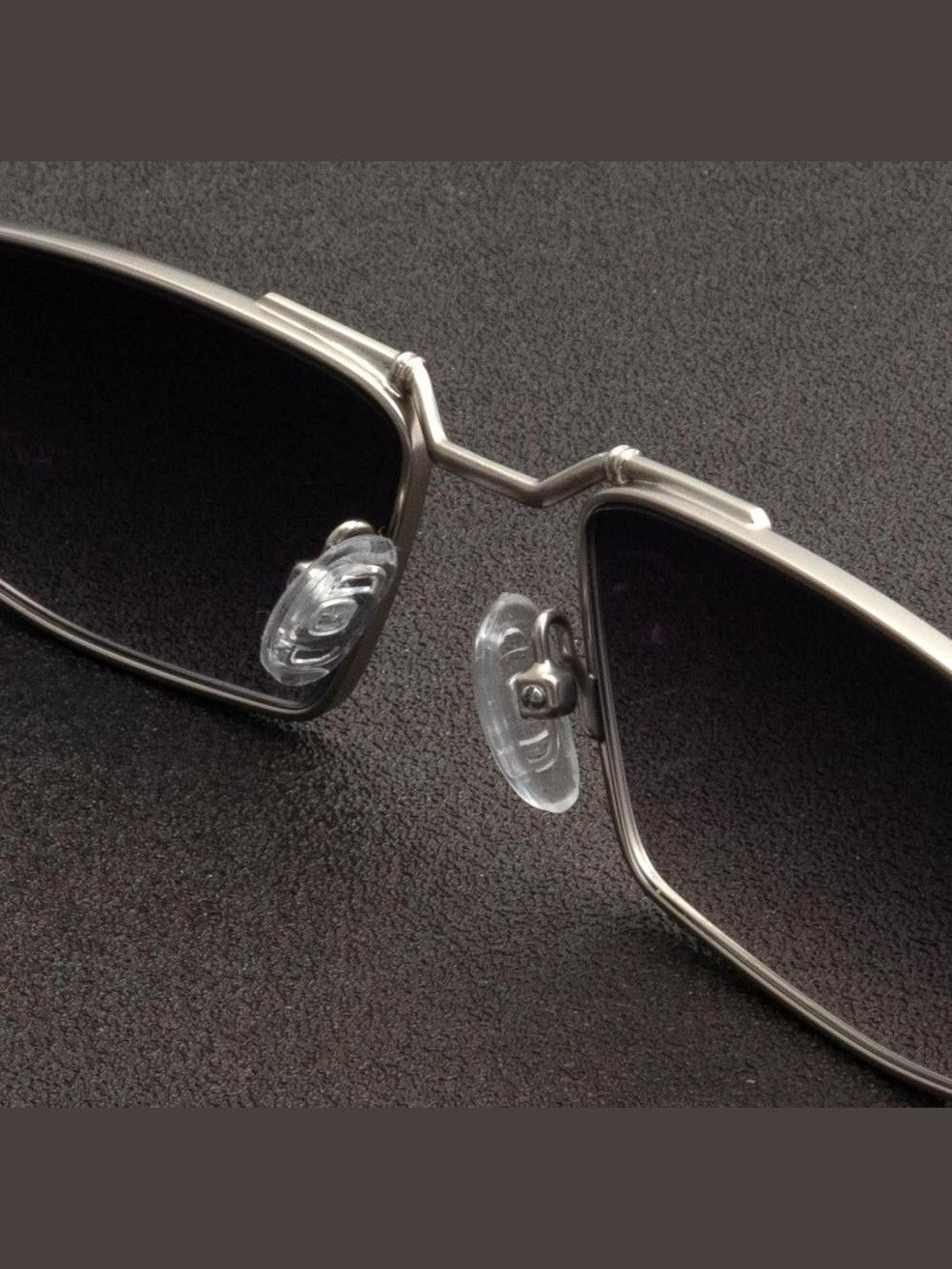 Silver black sunglasses