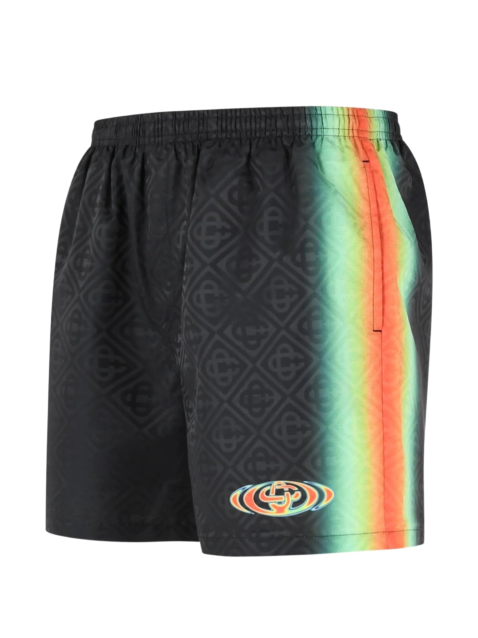 Monogram swim shorts