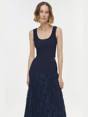 Verona lace midi skirt