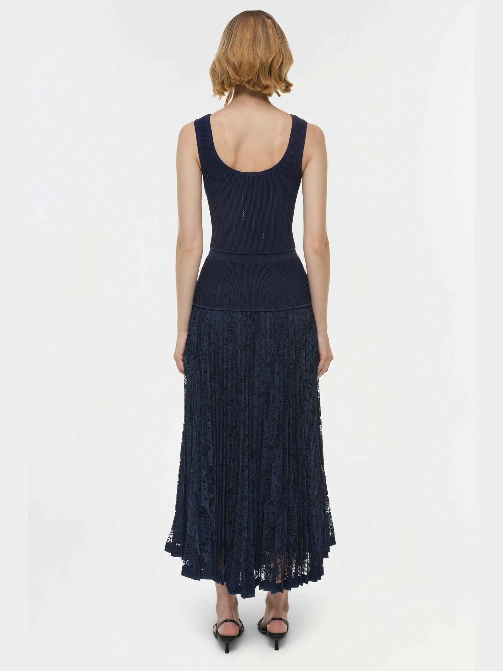 Verona lace midi skirt