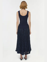 Verona lace midi skirt