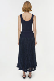 Verona lace midi skirt