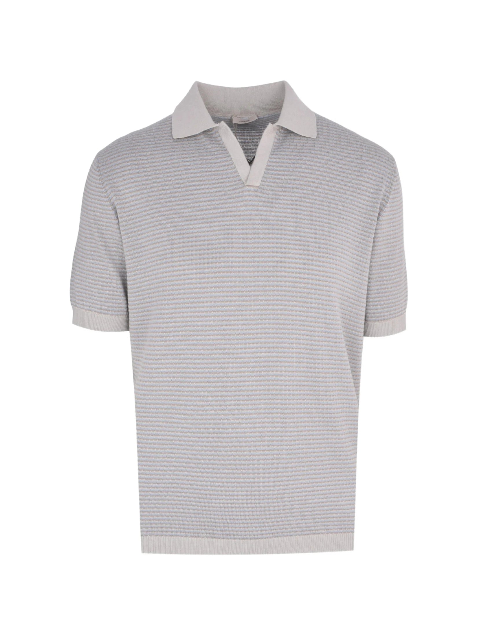 Polo knit flora 2/50 + linsee 2/60 - fin 14 - rigato