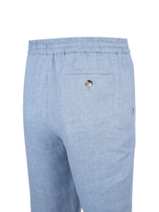 Long formal trouser delave linen