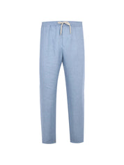 Long formal trouser delave linen