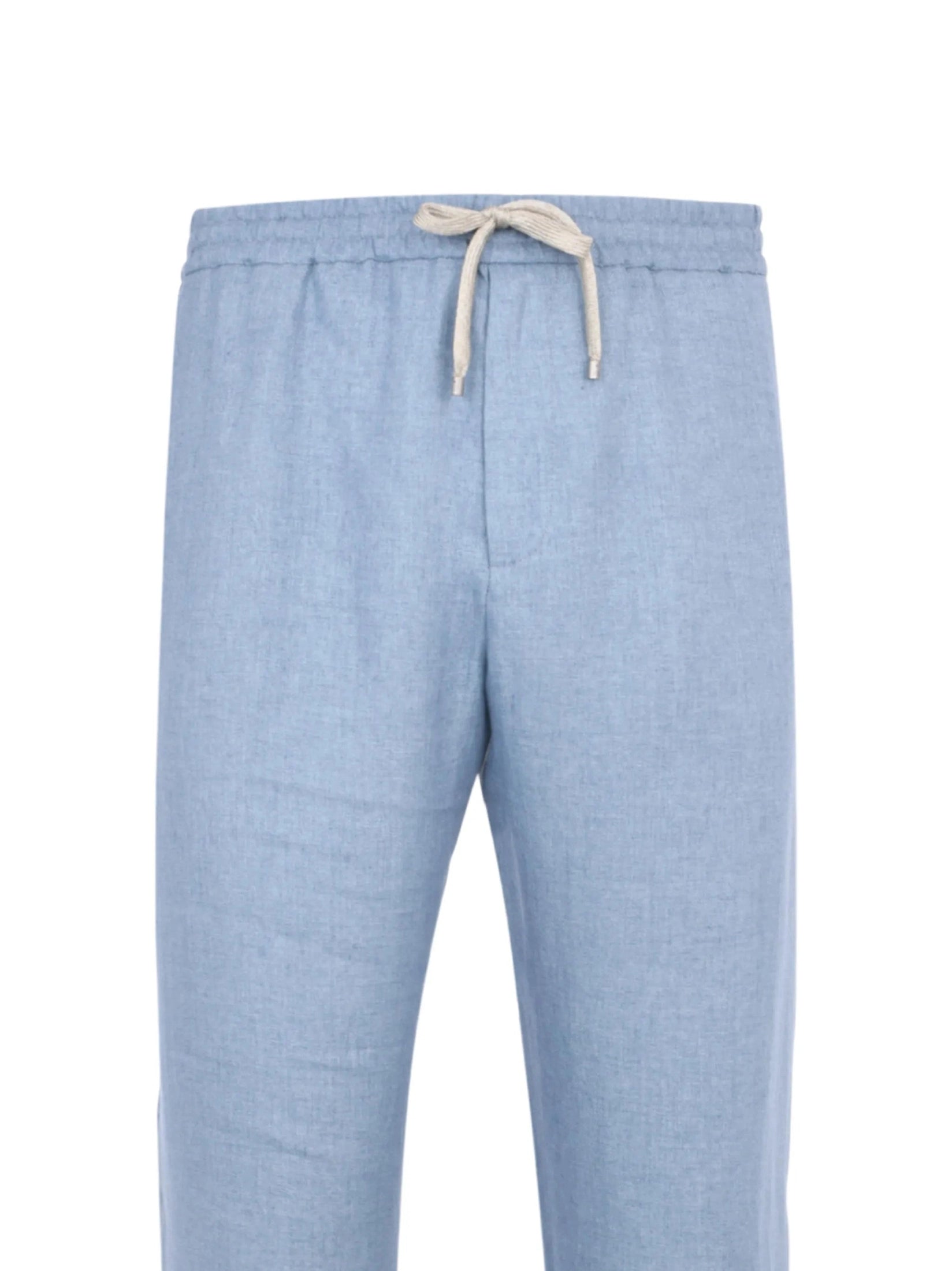Long formal trouser delave linen