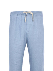 Long formal trouser delave linen