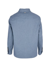 Overshirt bonded delave linen