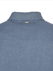 Overshirt bonded delave linen