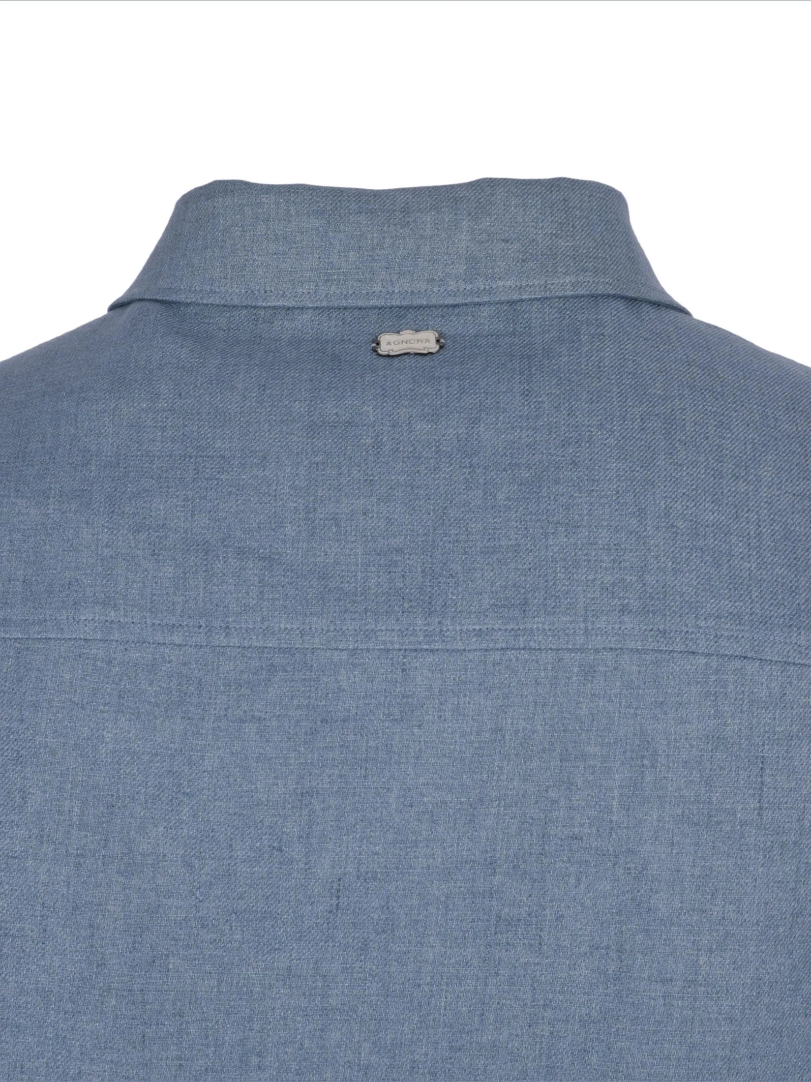 Overshirt bonded delave linen