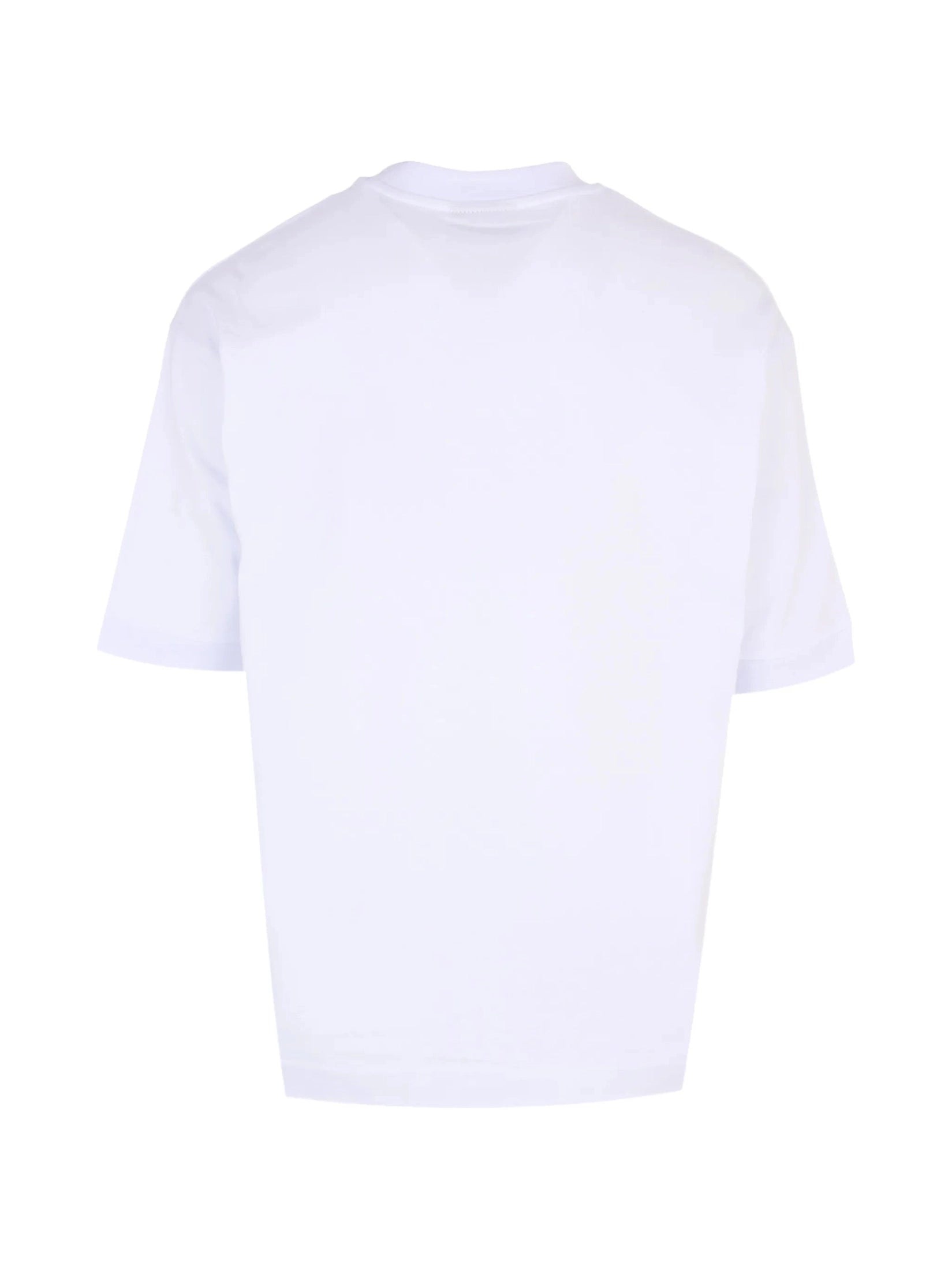 Heritage logo over t-shirt