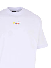 Heritage logo over t-shirt