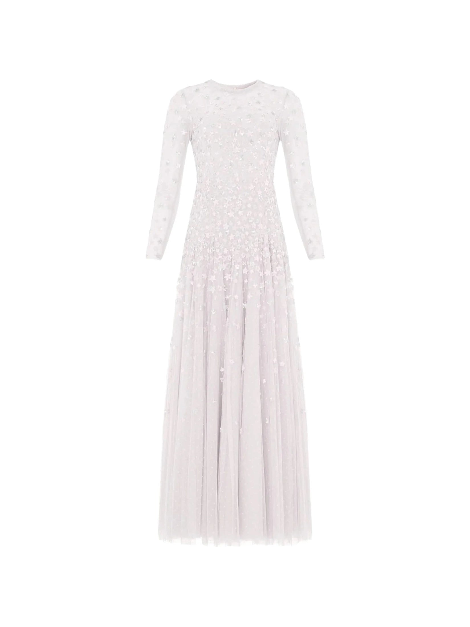 Starry nights round neck gown