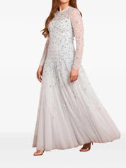 Starry nights round neck gown