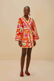 BEIGE SPRING AFFAIR EUROFLAX™ PREMIUM LINEN MINI DRESS