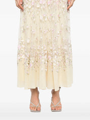 Sylvia rose scoop neck ankle gown