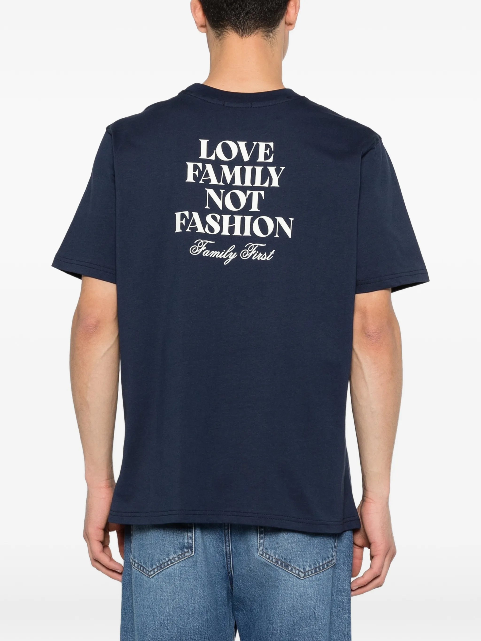 Short-sleeve lettering T-shirt lfnf