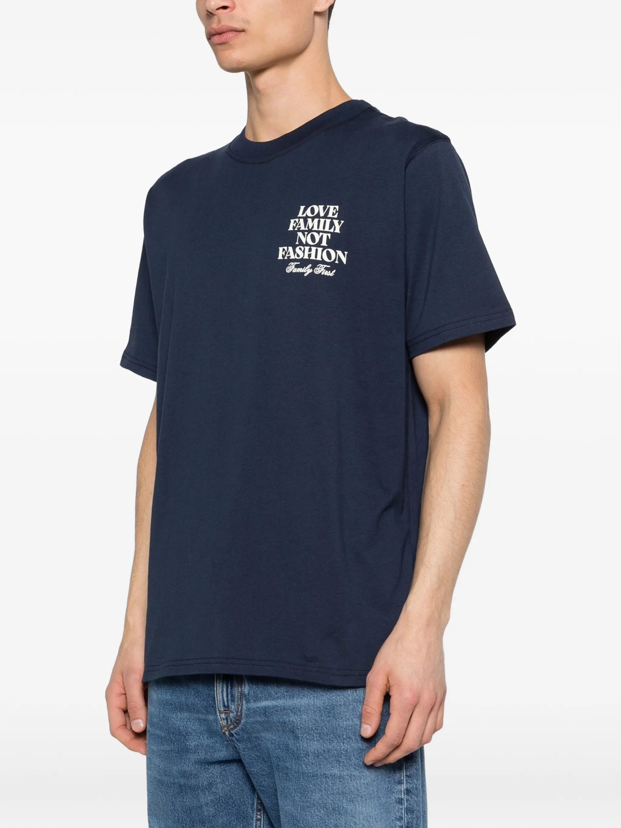 Short-sleeve lettering T-shirt lfnf
