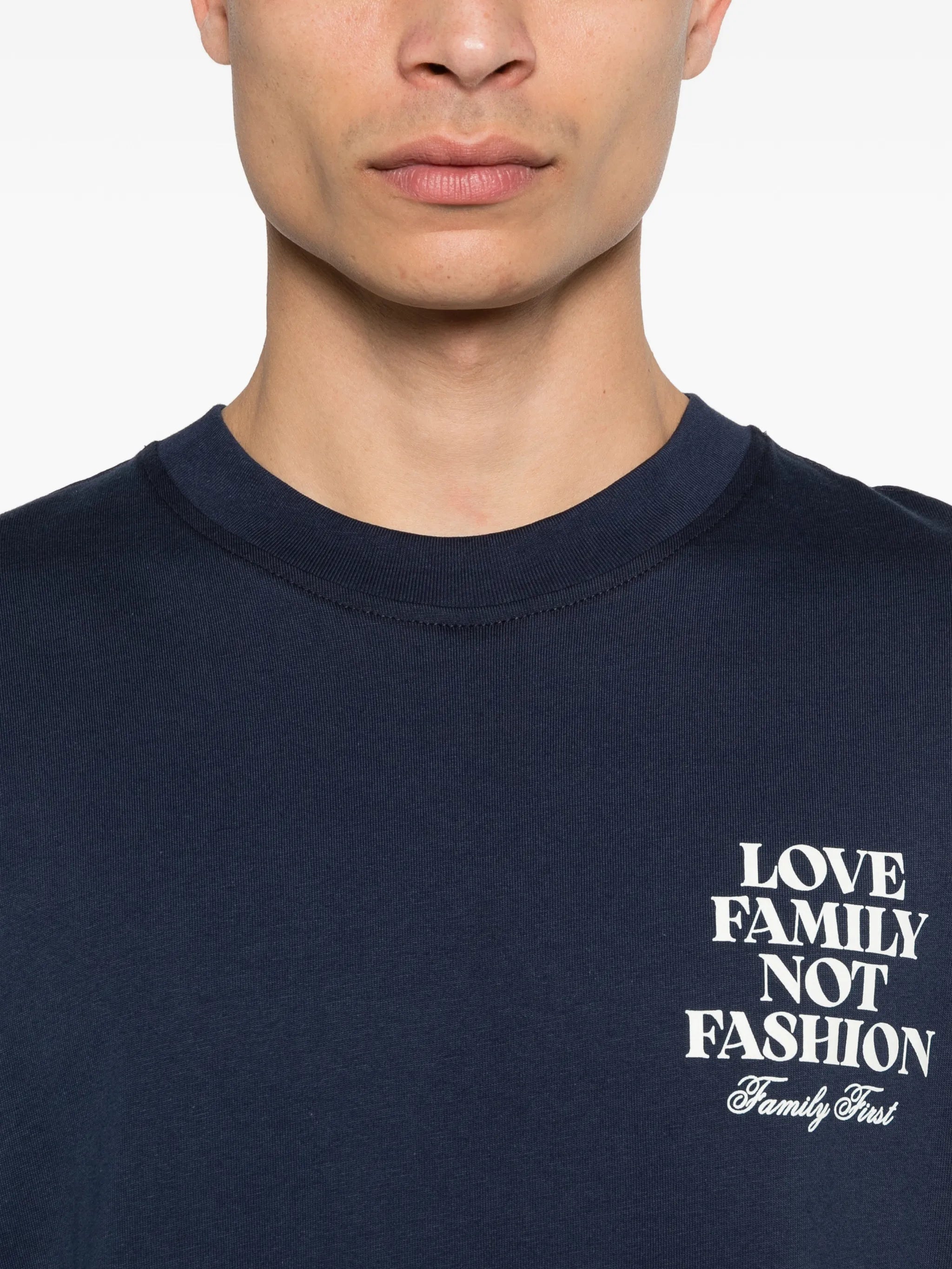 Short-sleeve lettering T-shirt lfnf