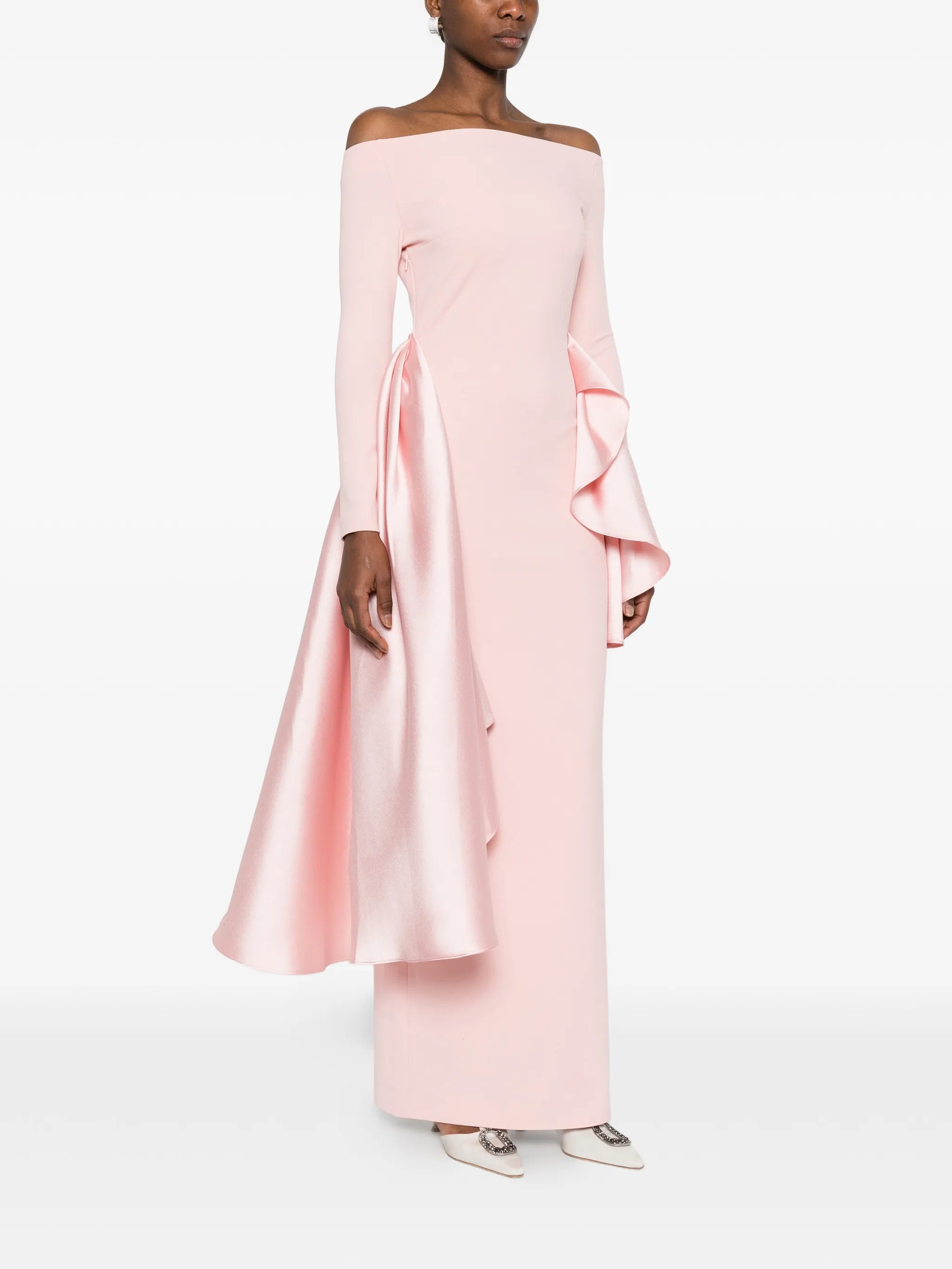 The Kiana Maxi Dress in Putty Pink