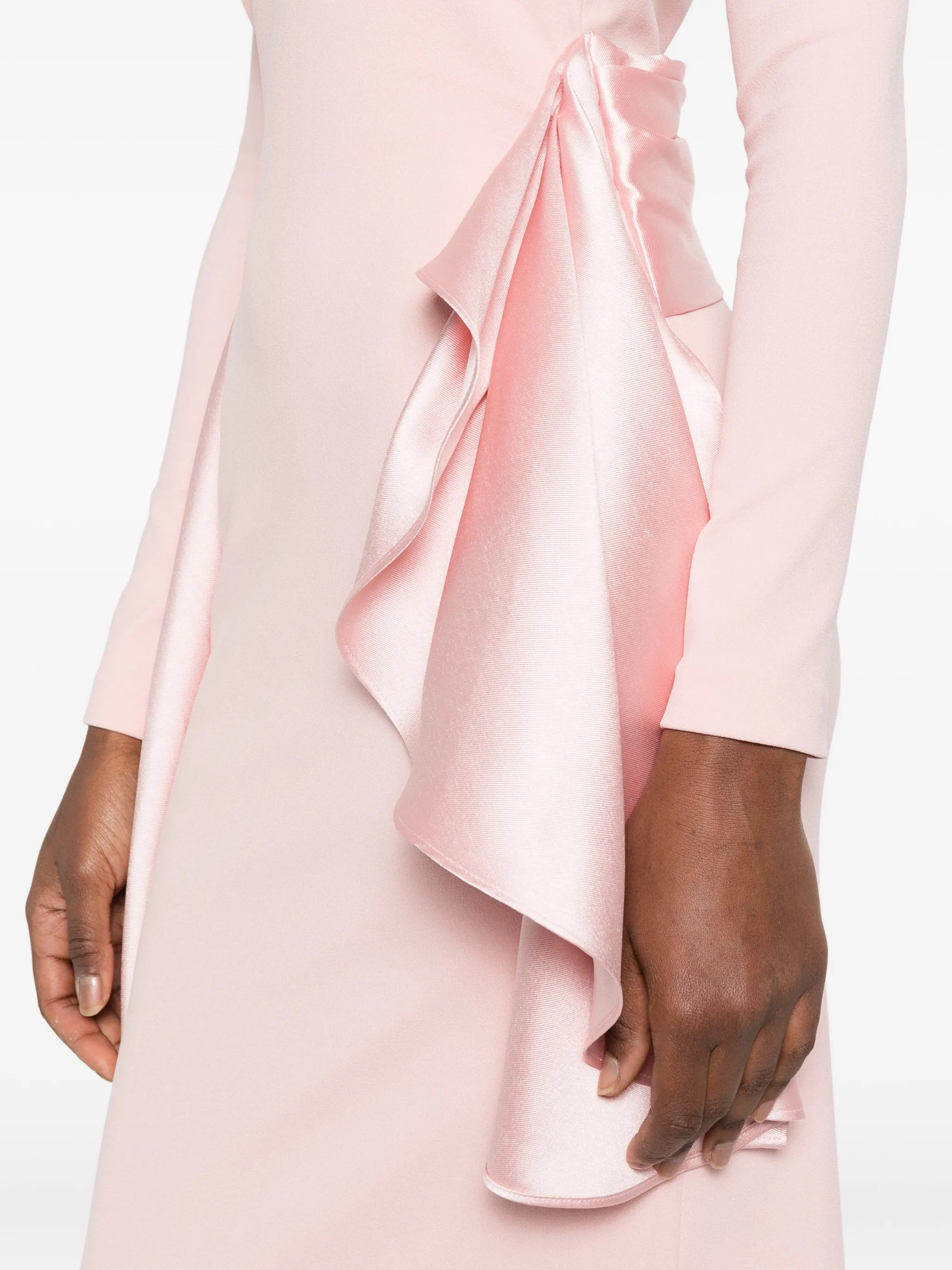 The Kiana Maxi Dress in Putty Pink