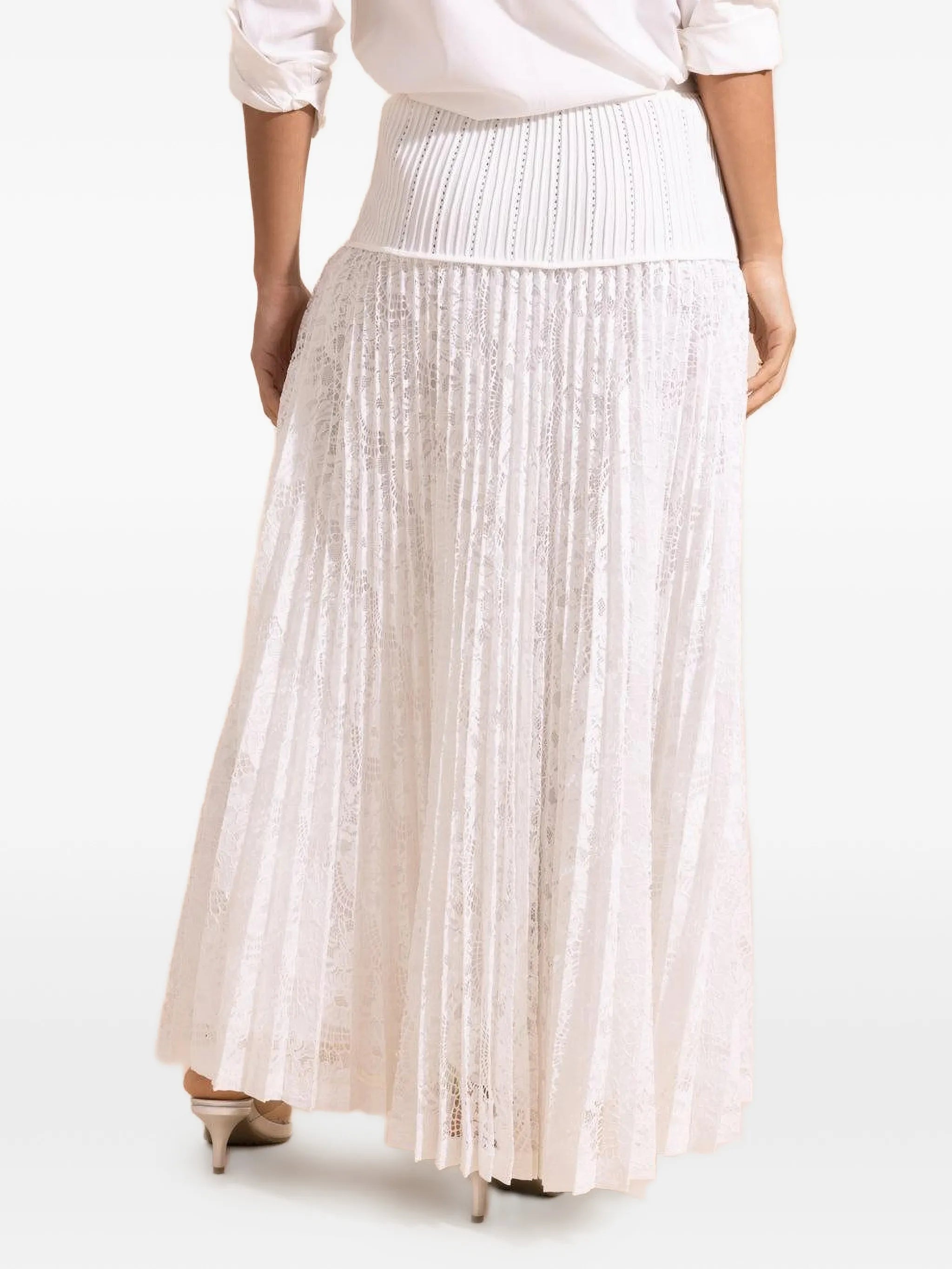 Verona lace midi skirt