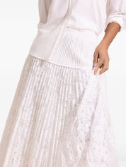 Verona lace midi skirt