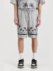 Desert cloud silk shorts