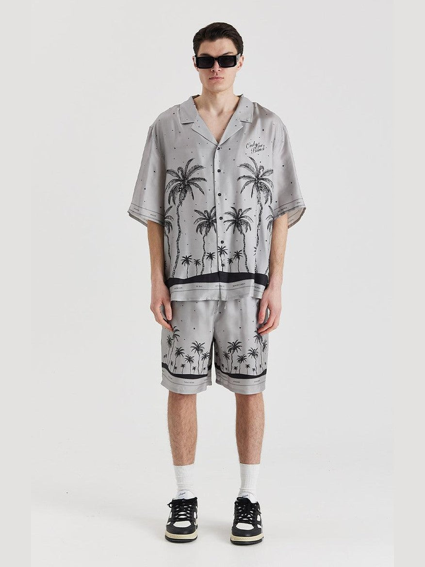 Desert cloud silk shorts