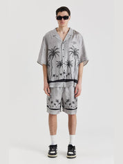 Desert cloud silk shorts