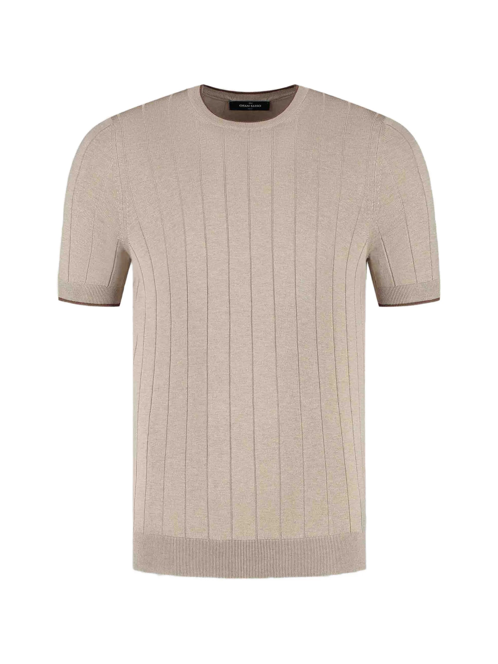 Gran Sasso Ribbed Hem T-Shirt