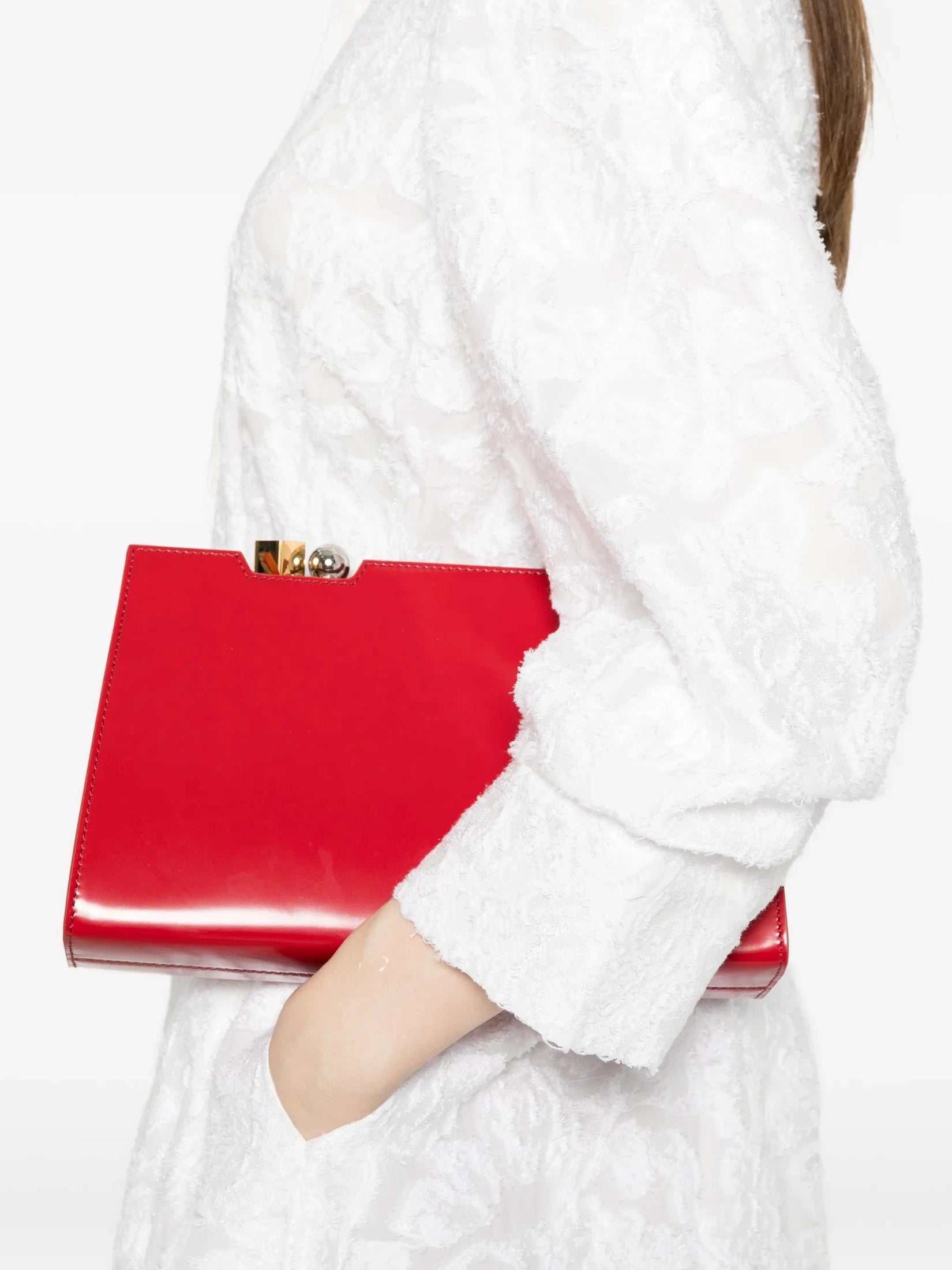 Courtney l/s belted gown
