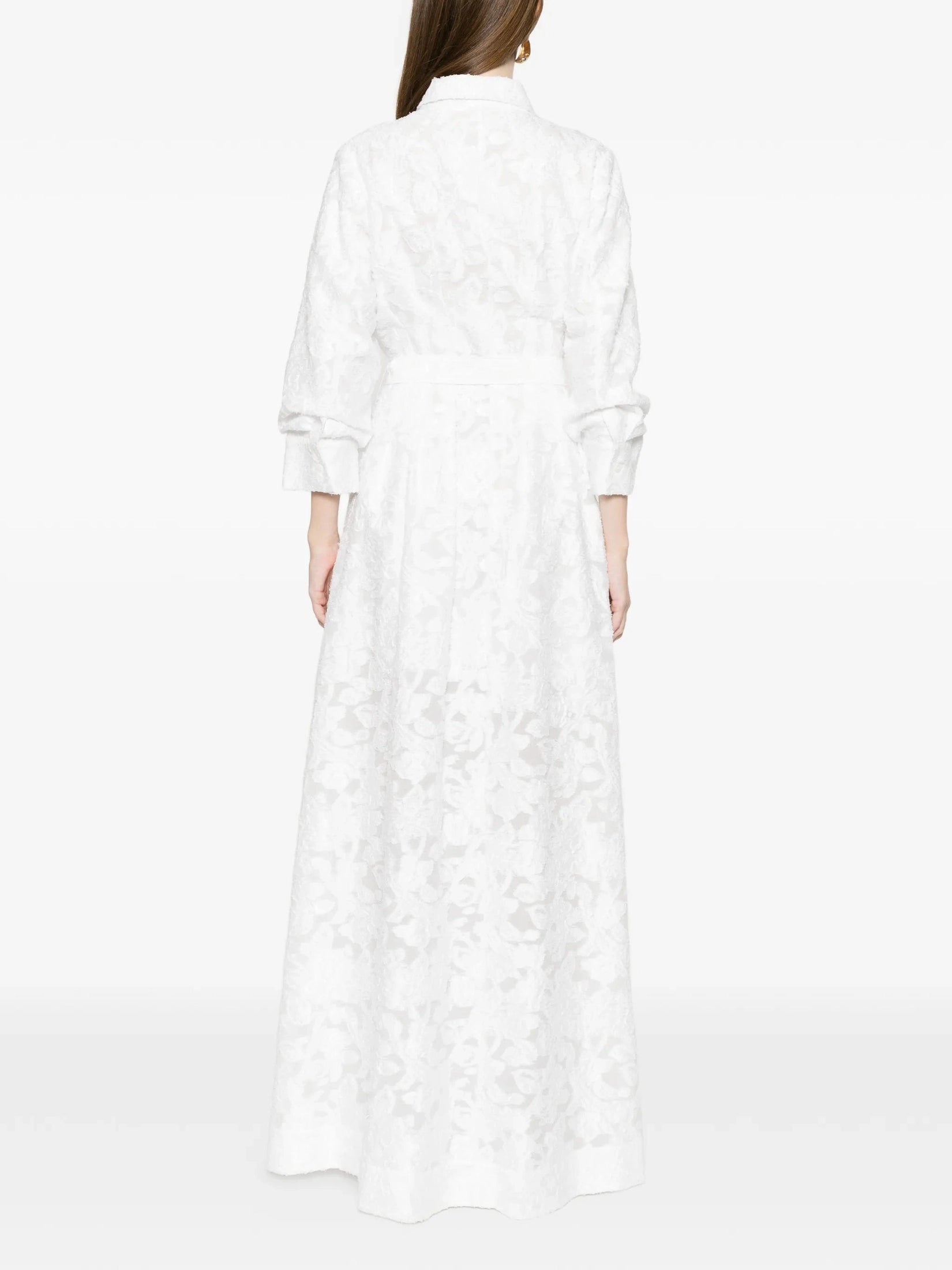 Courtney l/s belted gown