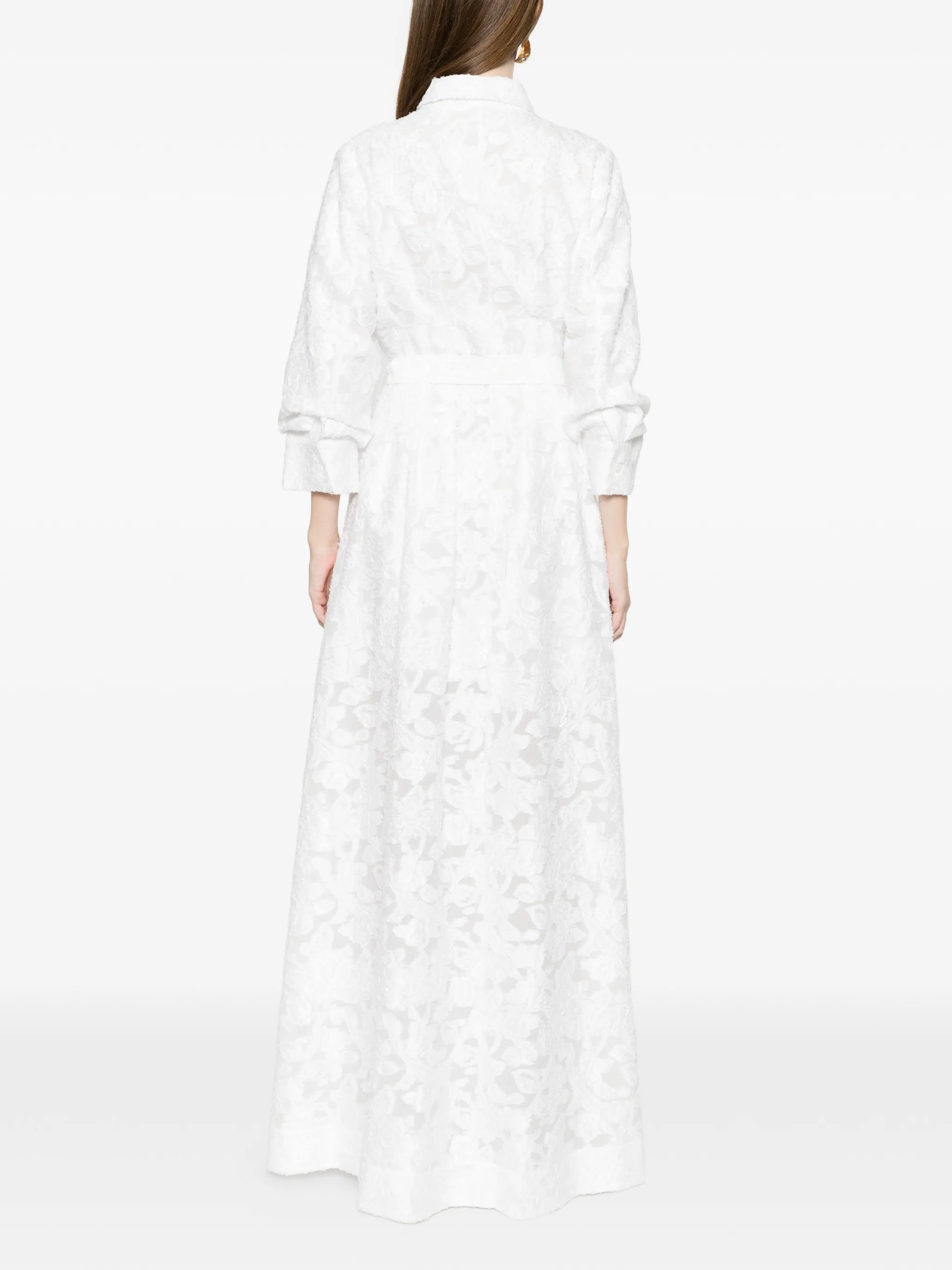 Courtney l/s belted gown