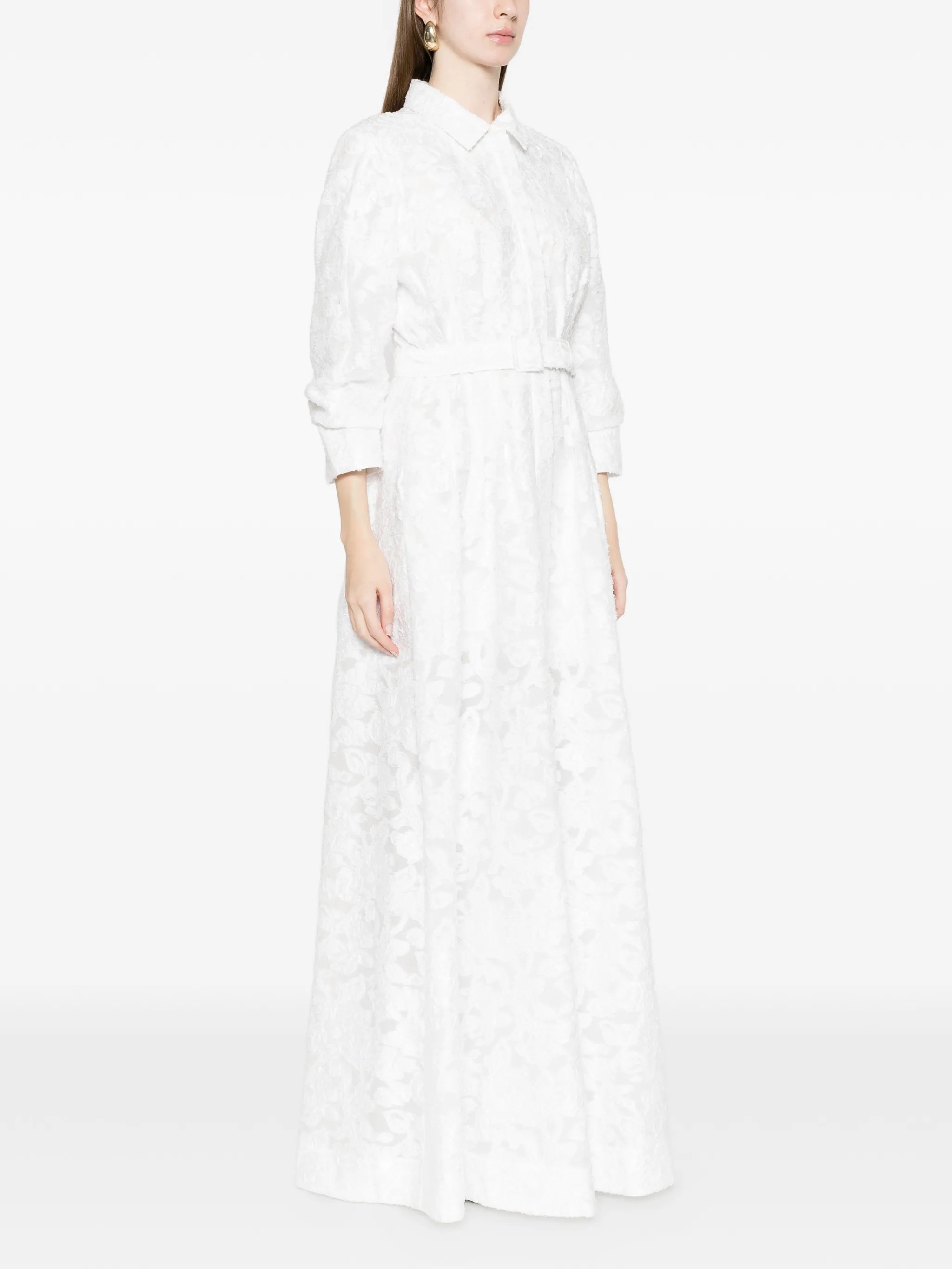 Courtney l/s belted gown