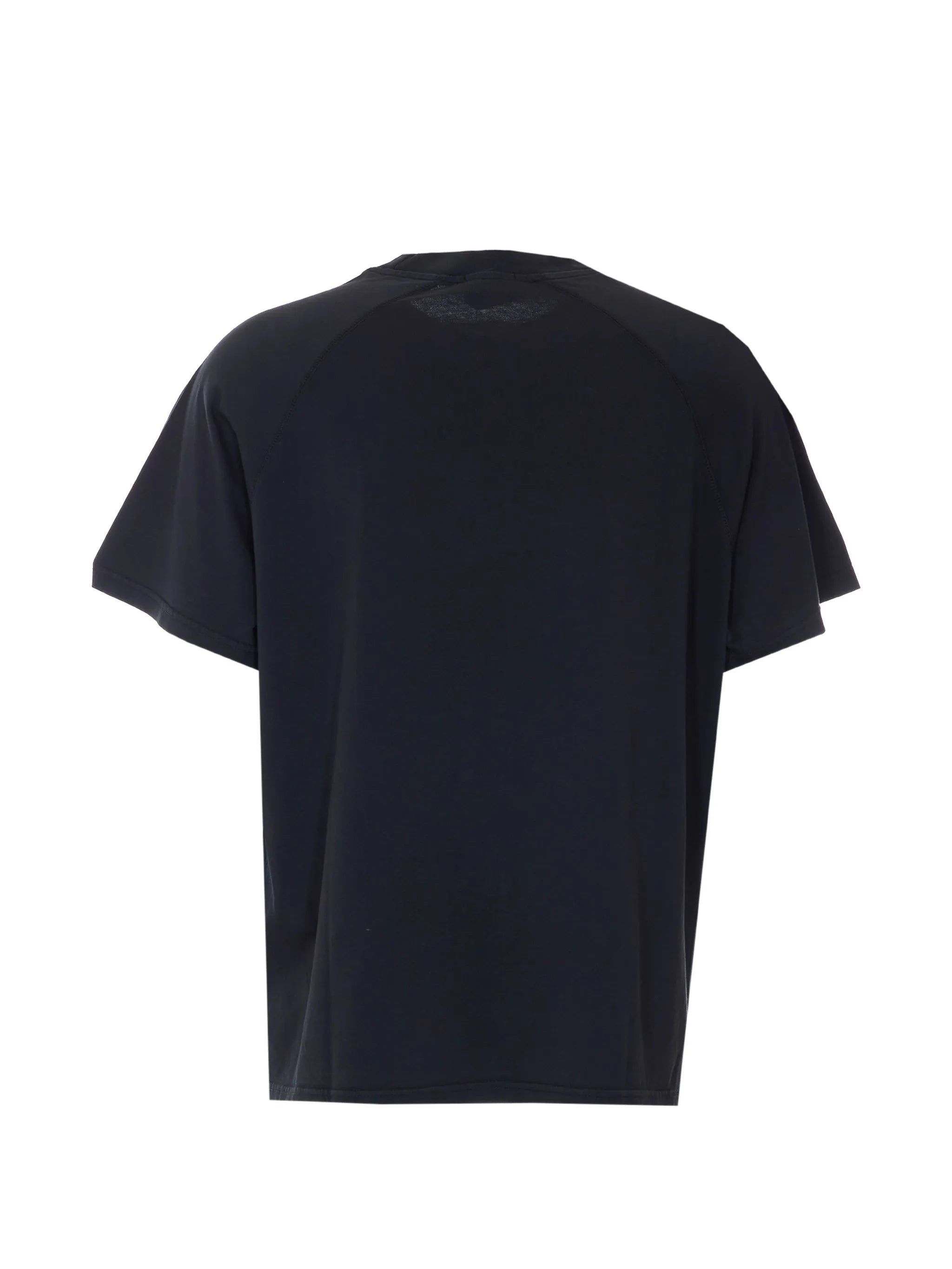 Logo-print washed T-shirt ff
