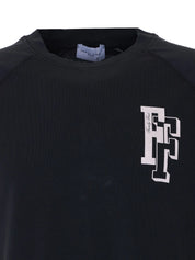 Logo-print washed T-shirt ff