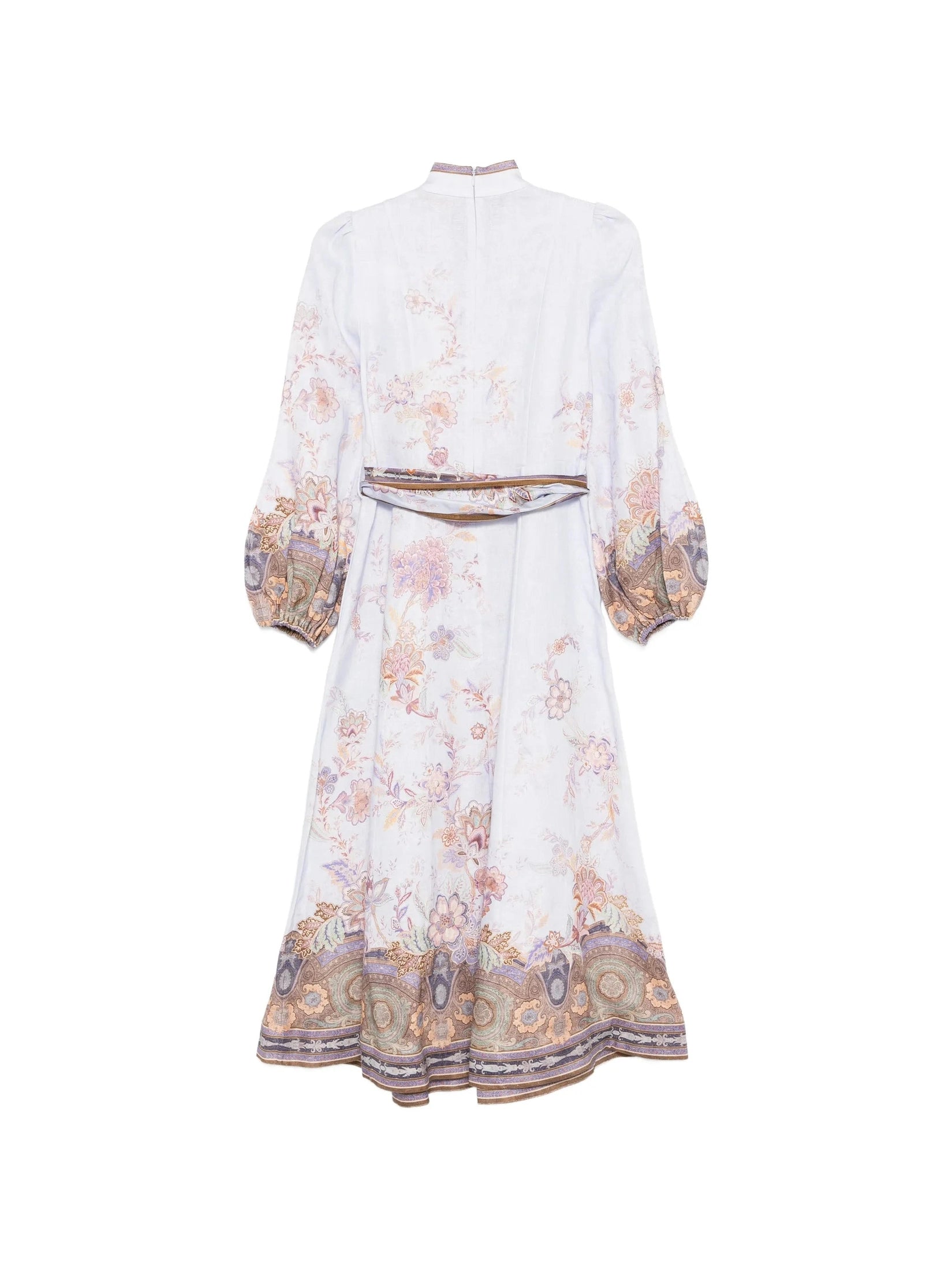 Luna button midi dress