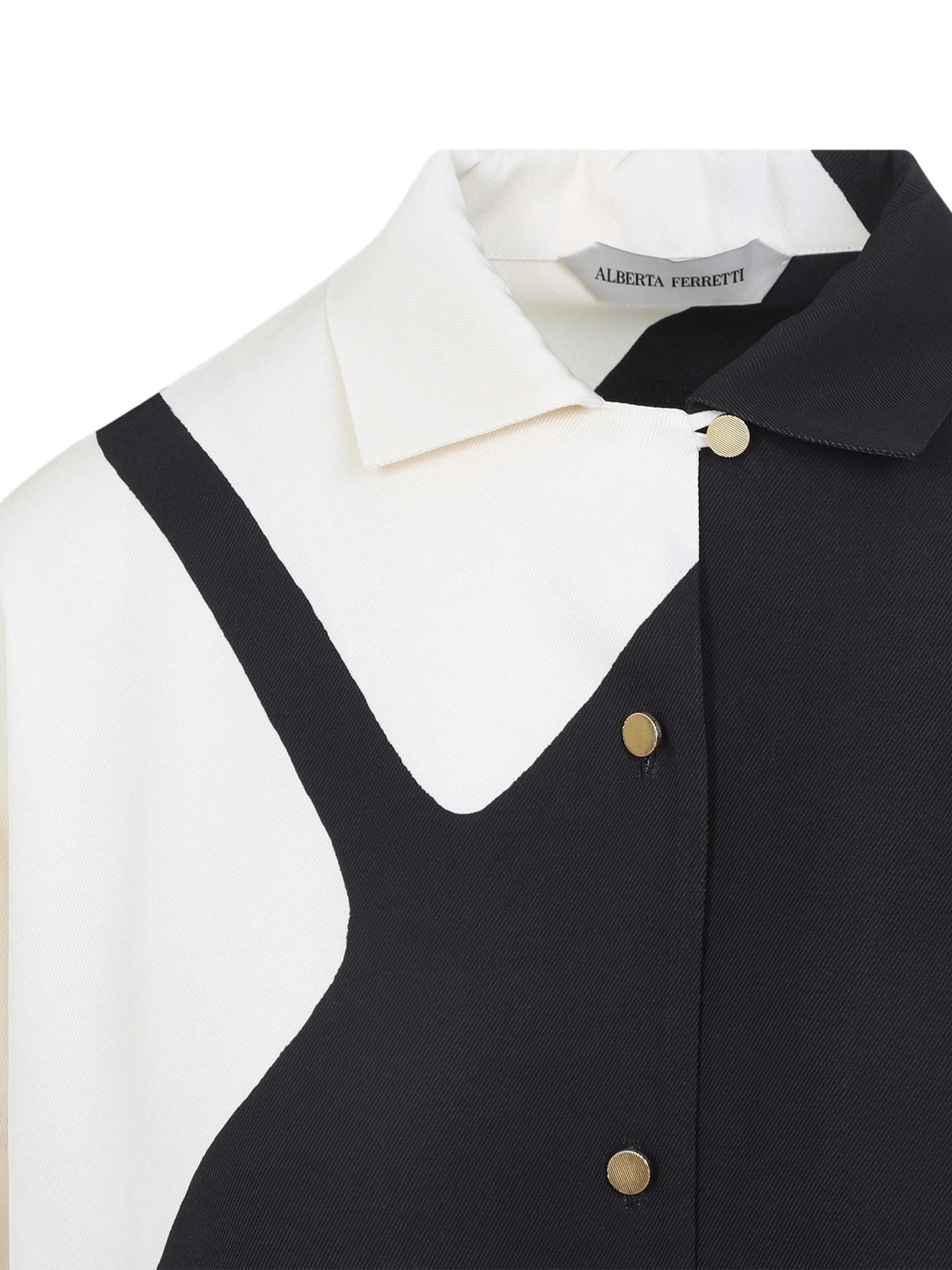Alberta Ferretti colour-block shirt