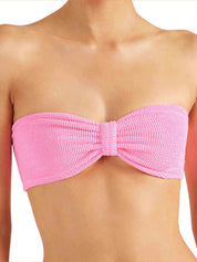 Jean bikini crinkle bubblegum